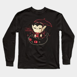 Cute Vampire Hates Summer Long Sleeve T-Shirt